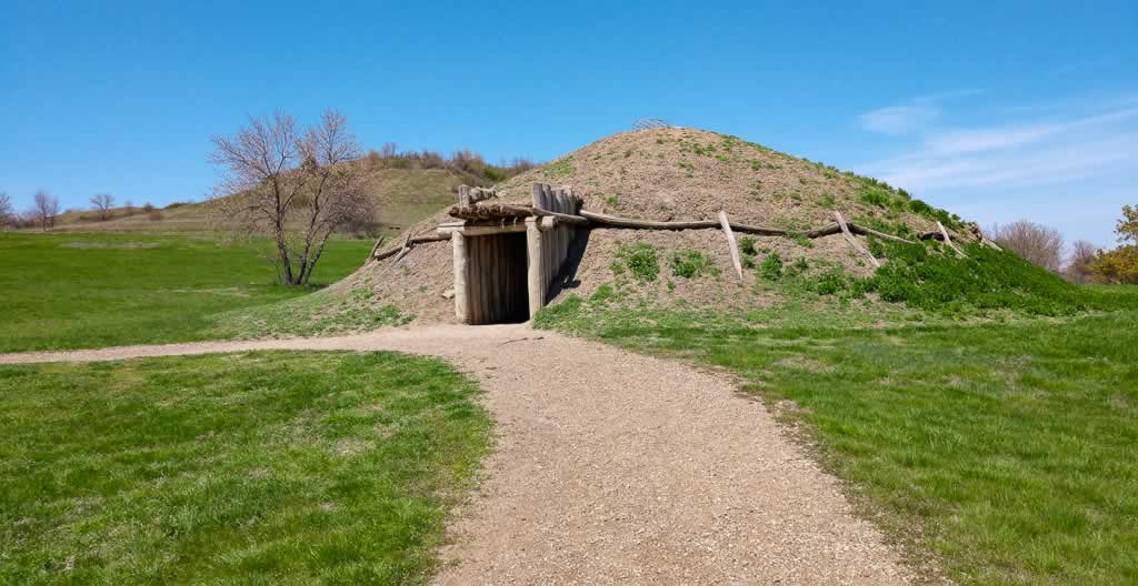 North Dakota Bismarck Fort Abraham Lincoln On a Slant Indian Village