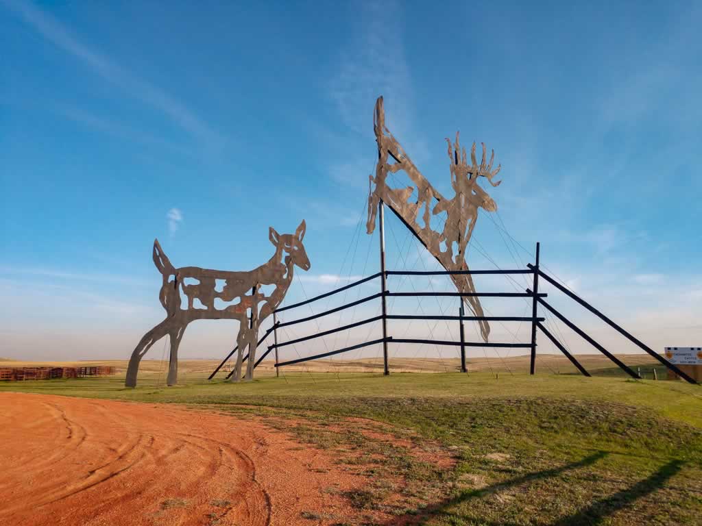 North Dakota Enchanted Highway Deer