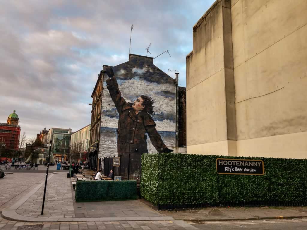 glasgow 17 hootenany mural
